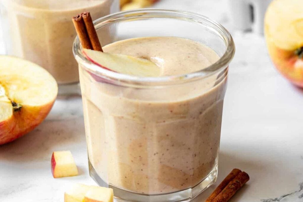 Apple and Banana Smoothie by Well Fed Baker