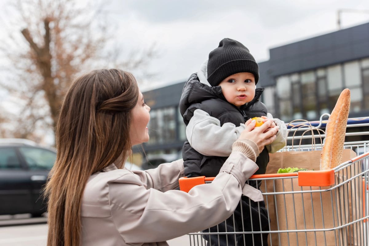 Baby in shopping cartIgorVetushko