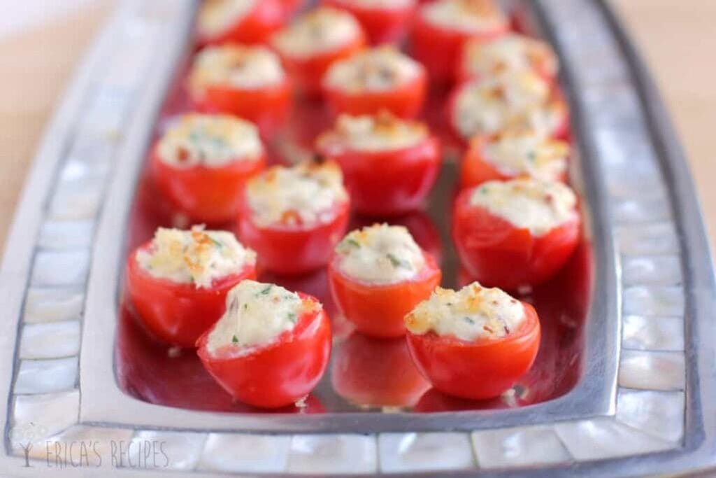 Bacon and Boursin Stuffed Tomatoes by Ericas Recipes