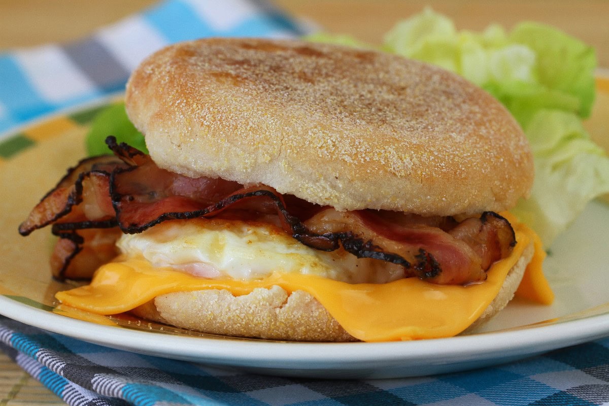 Bacon eggs and cheese