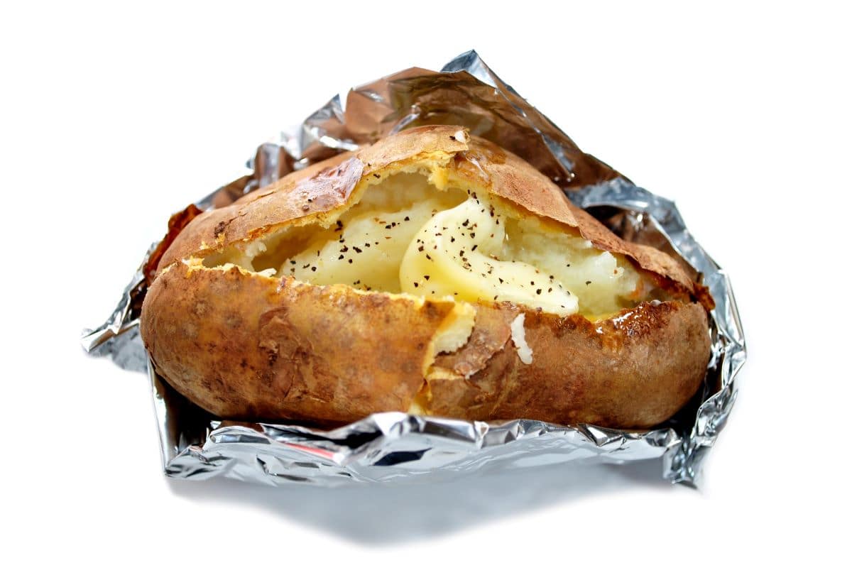 Baked Potatoes with ButterBandd