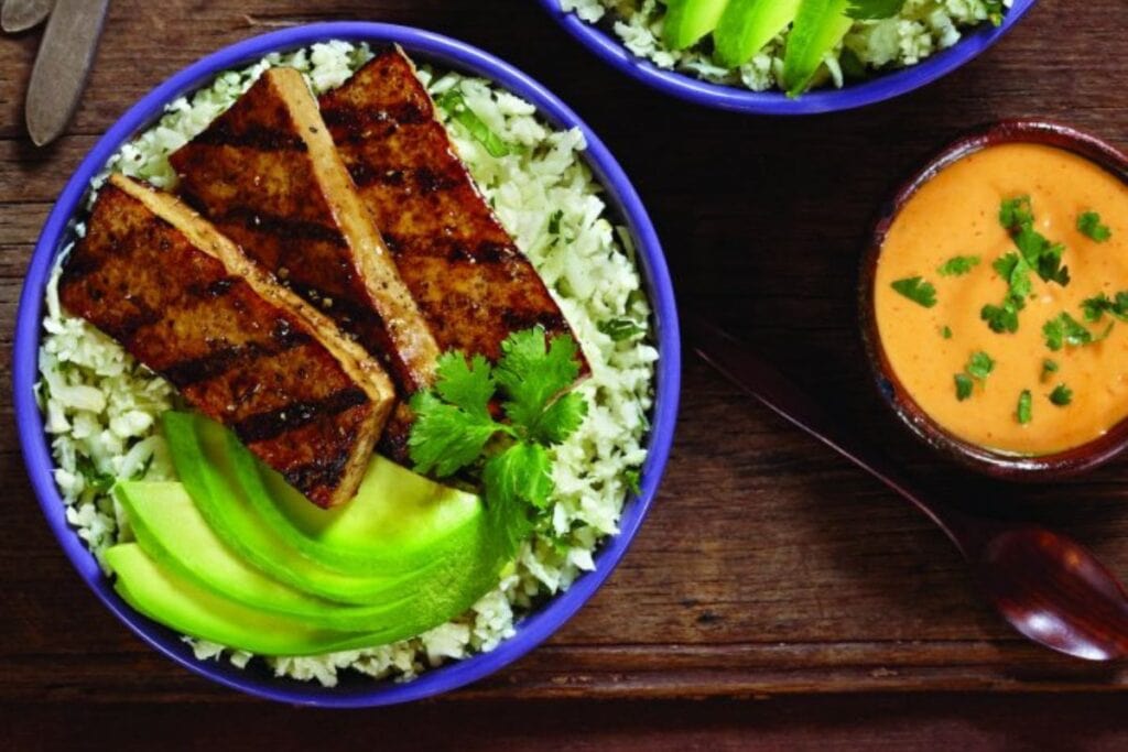 Balsamic Grilled Tofu by Mommy Evolution