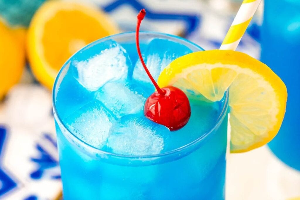 red white and blue drinks