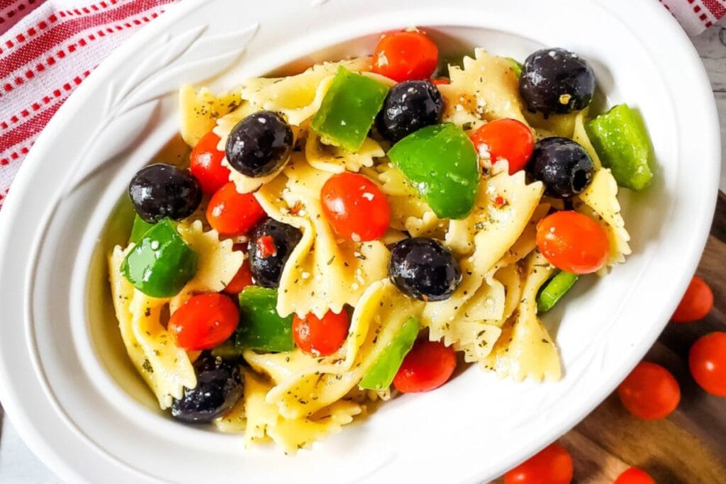 Bow Tie Italian Pasta Salad by Mom Does Reviews