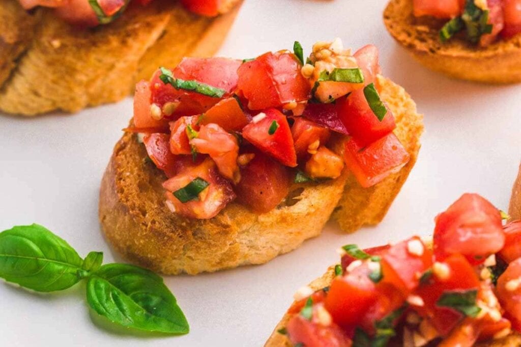 Bruschetta With Tomato and Basil by Little Sunny Kitchen