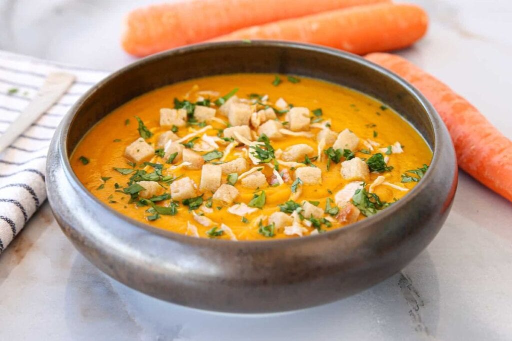 Carrot Ginger Soup by The Cooking Foodie
