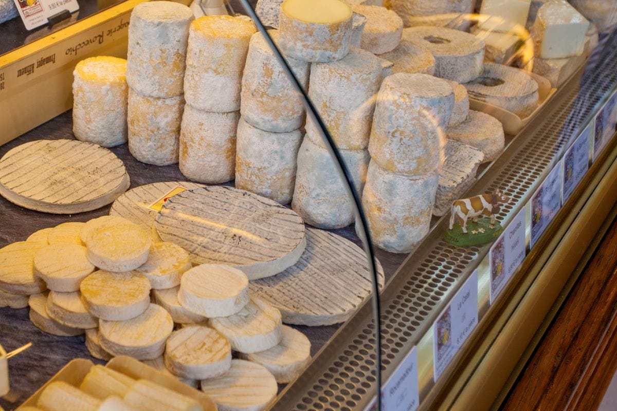 Cheese display with price tagAlexandraLande 1
