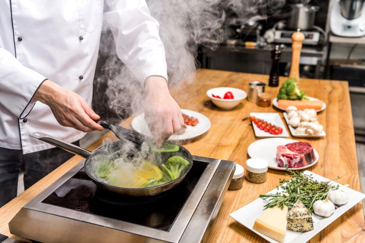 Chef cooking in kitchenDmitryPoch