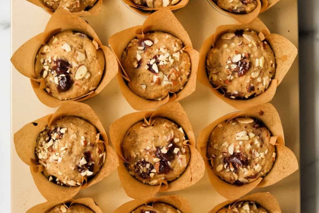 Cherry Almond Muffins by The Healthy Epicurean