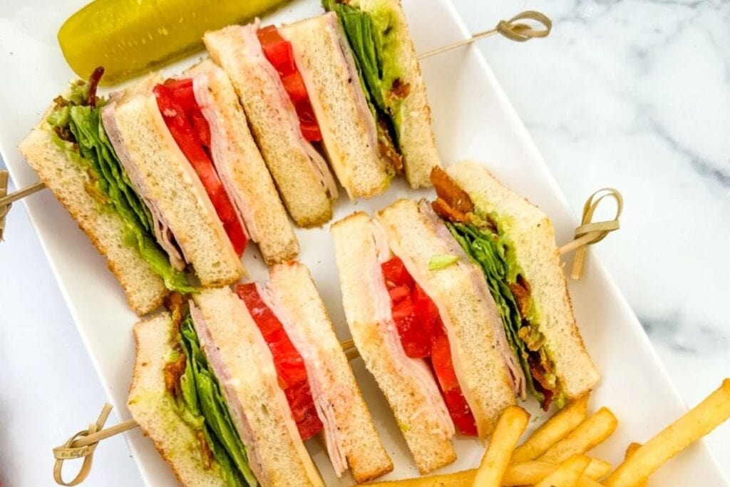 Chicken Club Sandwiches by The Feathered Nester