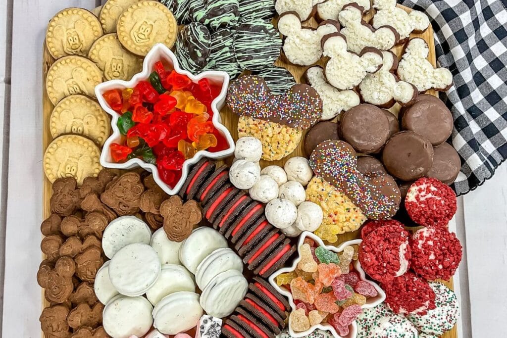 Christmas Mickey Dessert Board by Life Love Liz