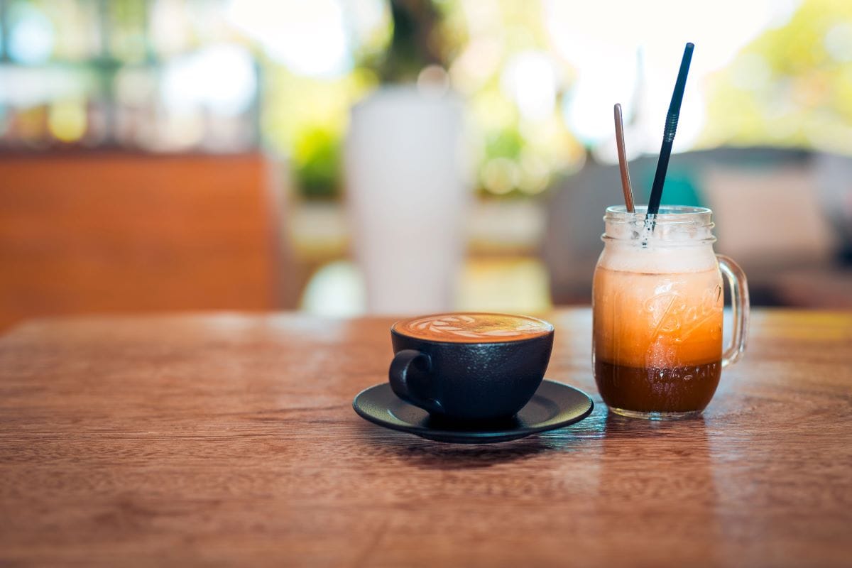 Cold brew with mint syrupIcemanphotos