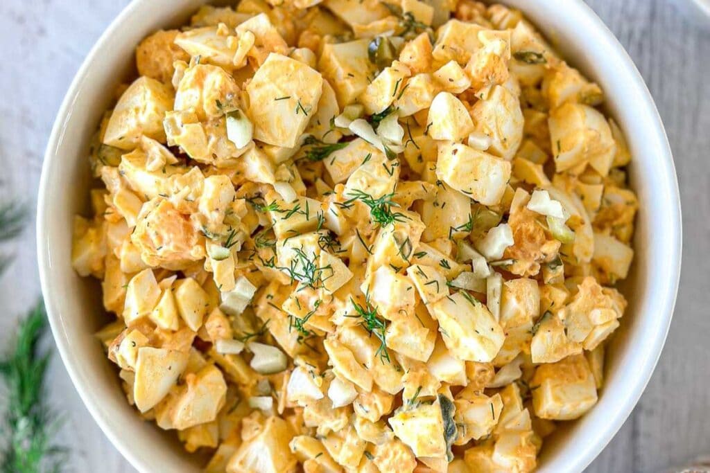 Dill Pickle Egg Salad by Simple and Fraiche