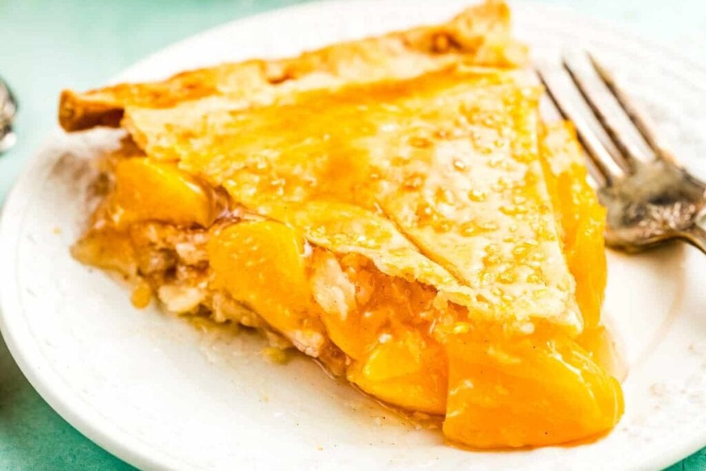 Easy Canned Peach Pie by Flavor Mosaic