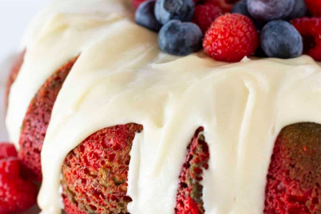 Easy Firecracker Cake by Practically Homemade