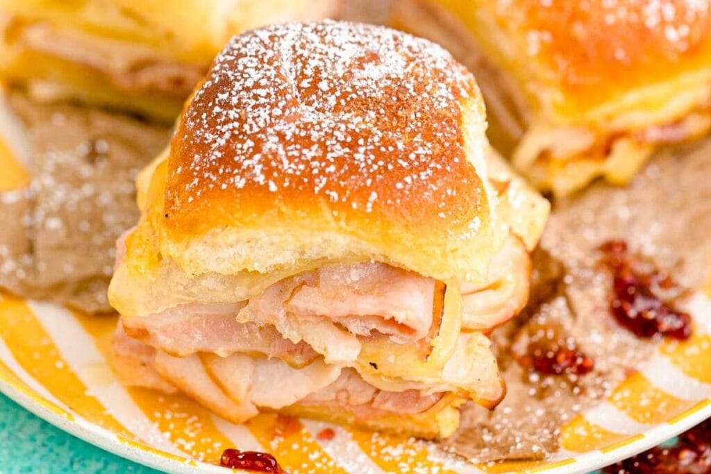Easy Monte Cristo Sliders by Sugar and Soul
