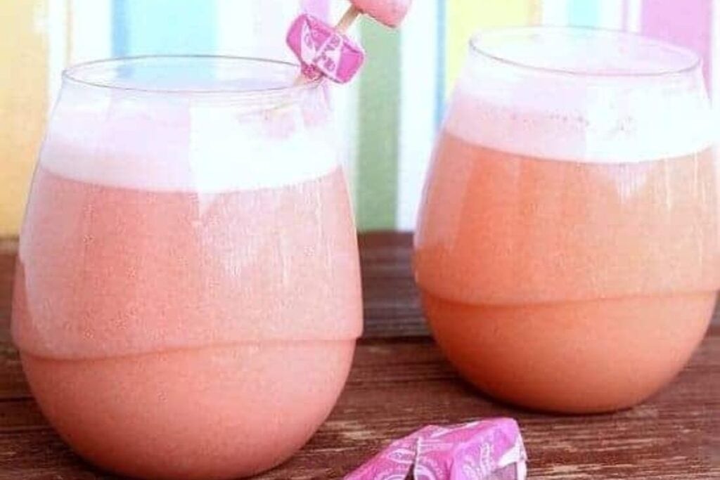 Easy Pink Starburst Cocktail