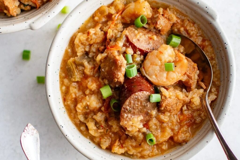 Easy Slow Cooker Jambalaya by The Forked Spoon