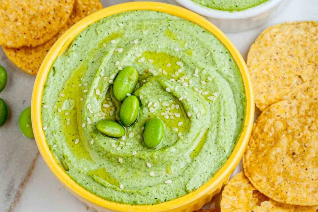 Edamame Hummus by Chew Out Loud
