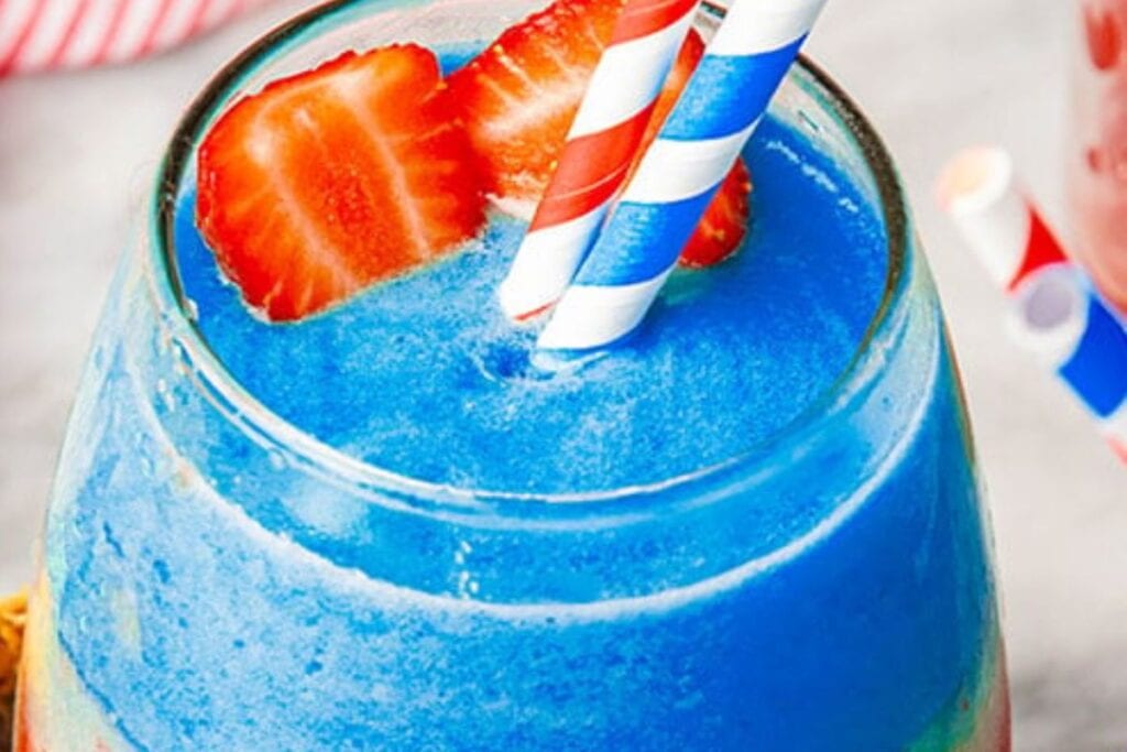 red white and blue drinks