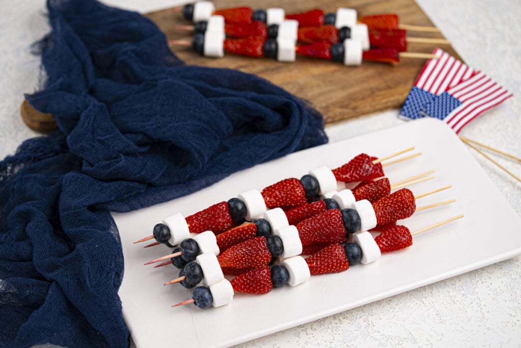 Fourth of July Fruit Kabobs