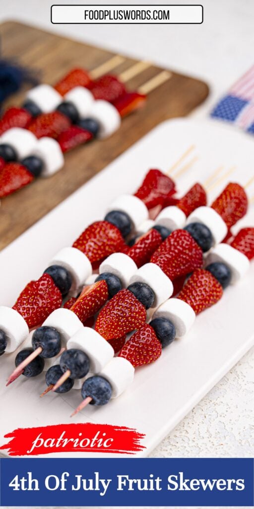 Fourth of July Fruit Kabobs