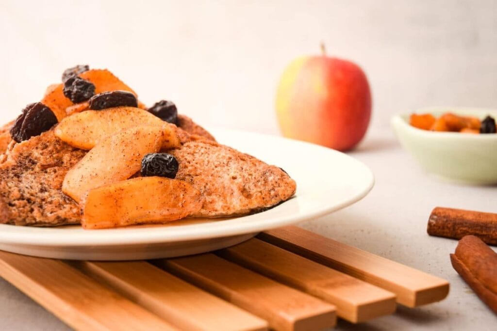 French Toast with Cinnamon Apple Topping by In The Kitch