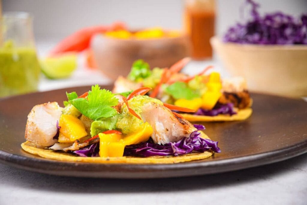 Grilled Halibut Tacos by In The Kitch