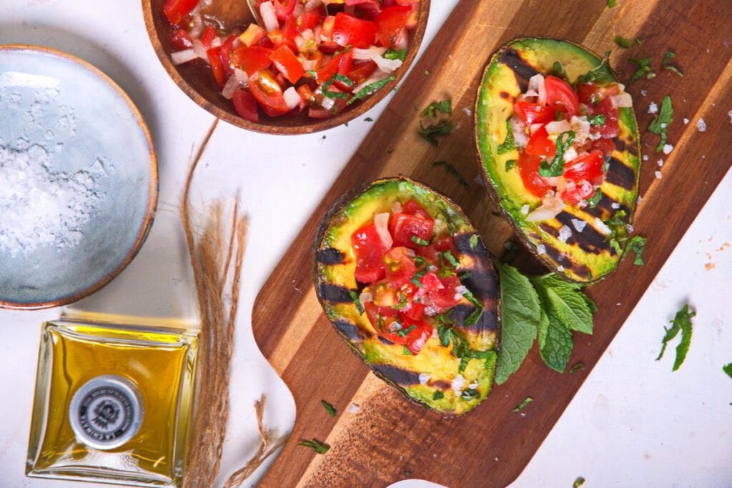 Grilled Stuffed Avocado by in The Kitch