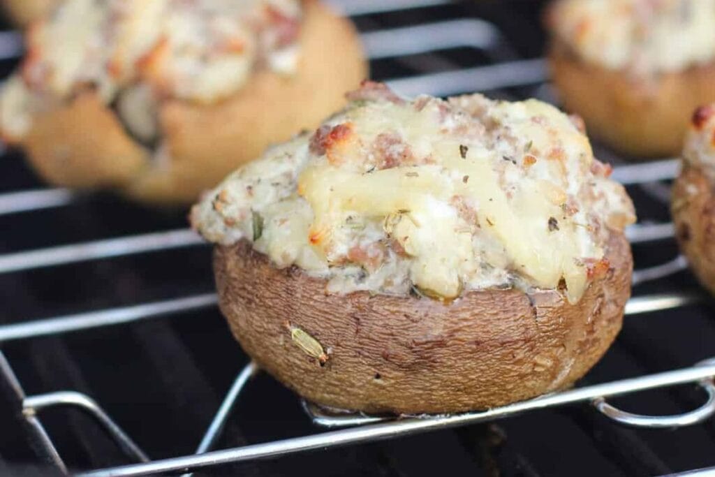 Grilled Stuffed Mushrooms by Ericas Recipes