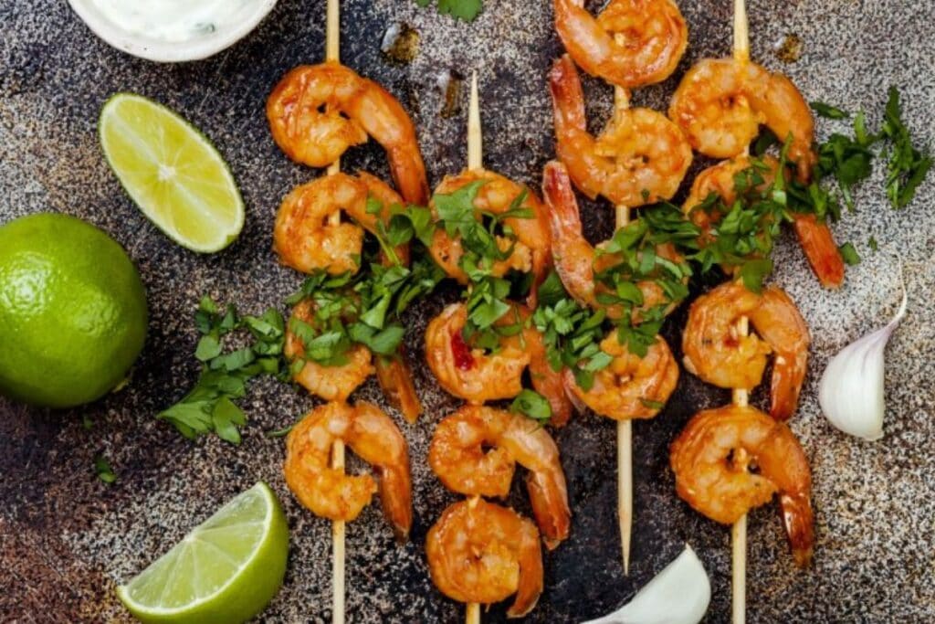 Grilled Tequila Lime Shrimp by Mommy Evolution