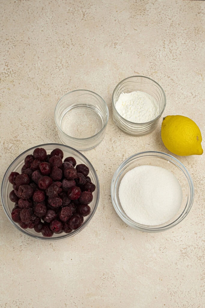 Homemade Cherry Pie Filling Ingredients