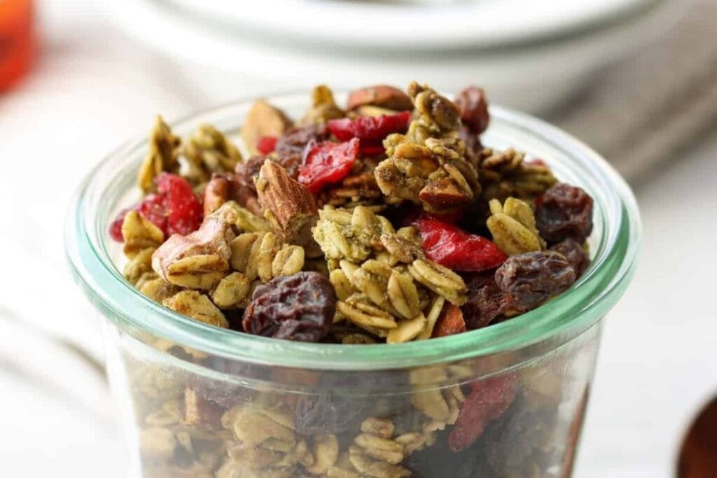 Homemade Matcha Granola by Chef JA Cooks