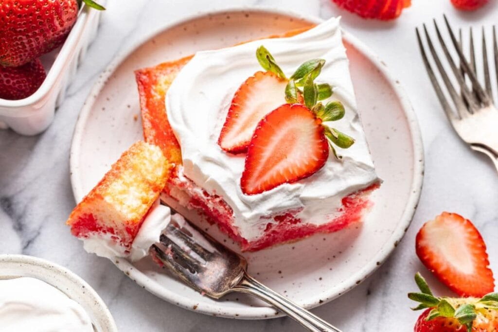 Jello Poke Cake by I Heart Eating