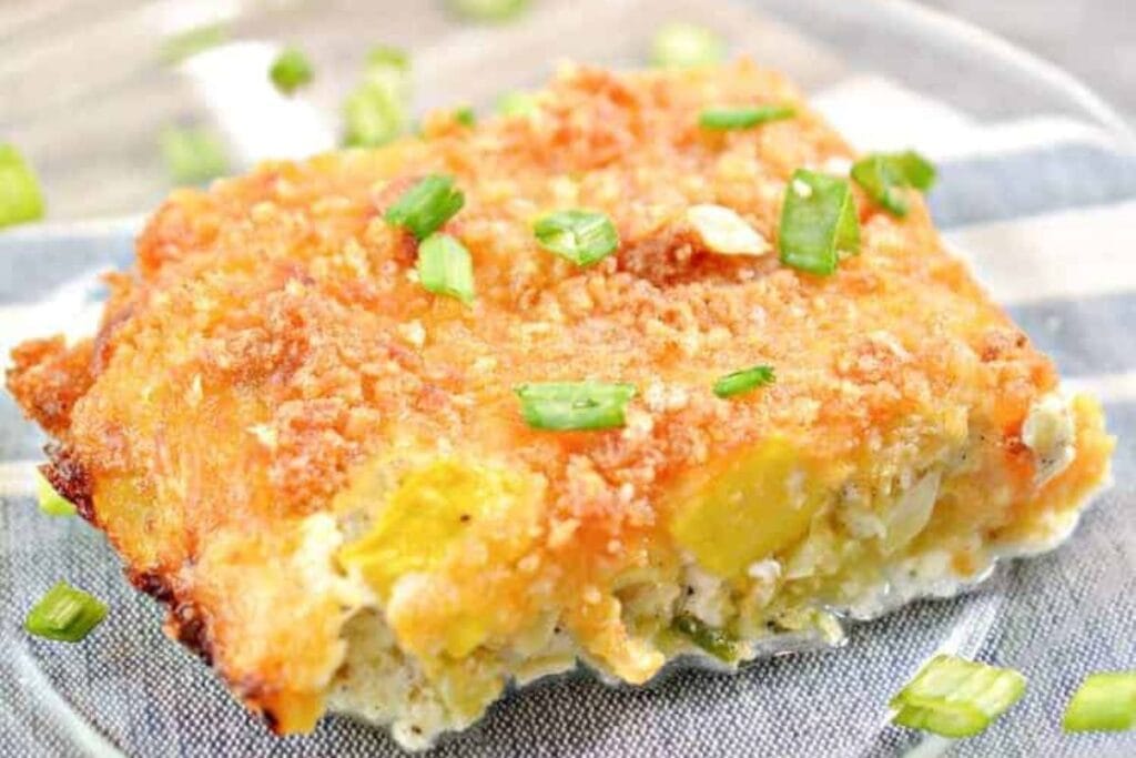 Keto Yellow Squash Casserole by Joy Filled Eats