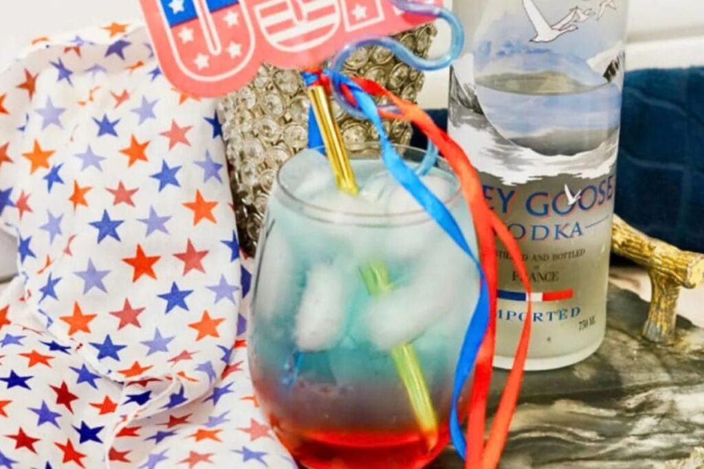 red white and blue cocktails
