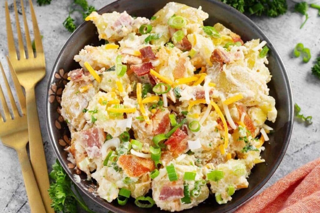 Loaded Potato Salad by Simply Happy Foodie