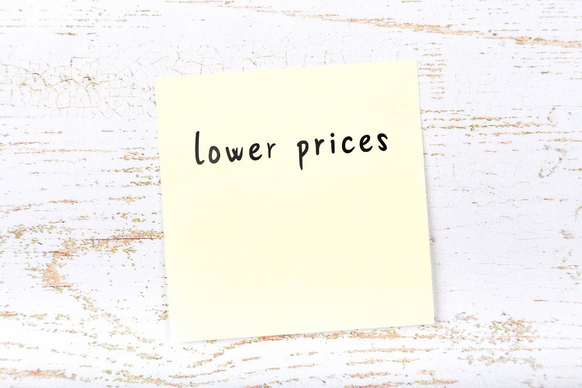 Lower prices