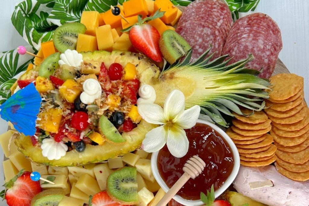 Luau Charcuterie Board by Oh My Creative