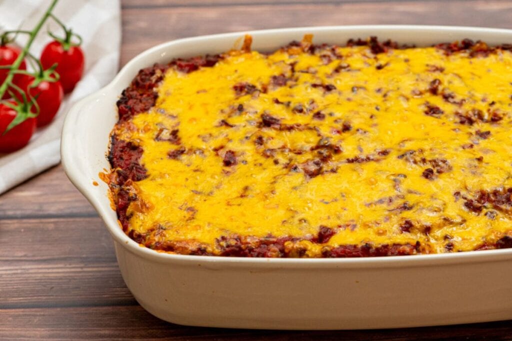 Million Dollar Spaghetti Casserole by The Cookin Chicks