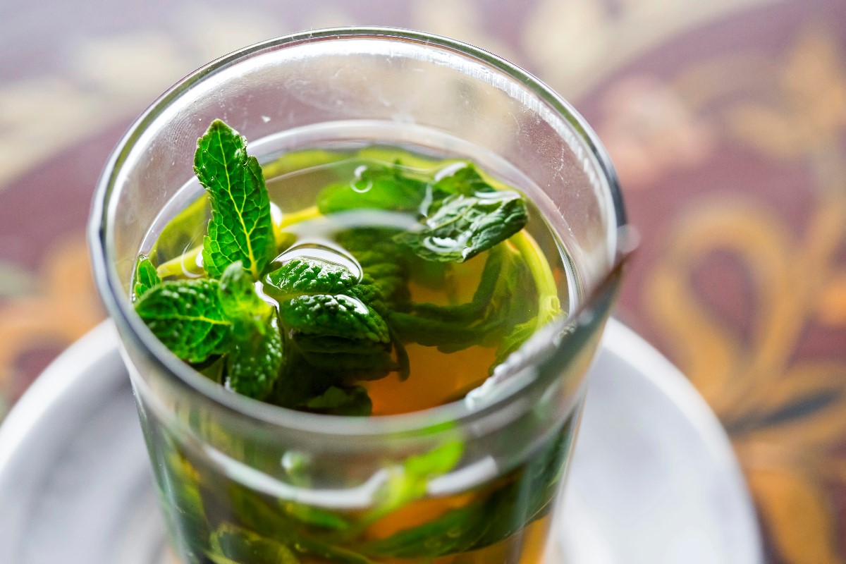 Moroccan mint tea
