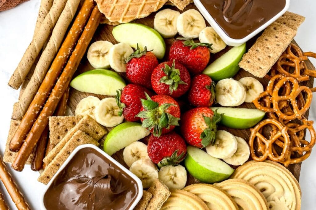 Nutella Charcuterie Board by 3 Boys and a Dog