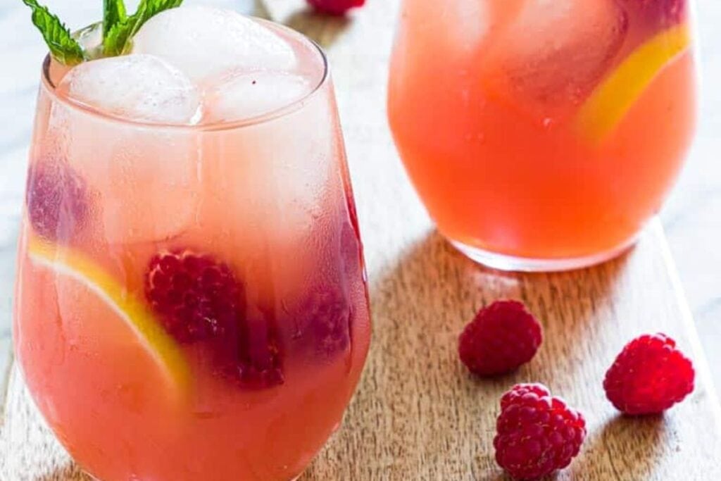 Raspberry Vodka Lemonade Cocktail by Recipes From A Pantry