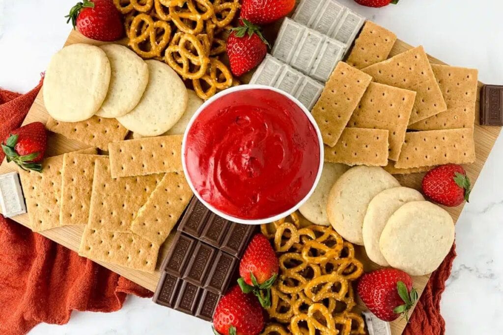 Red Velvet Dessert Charcuterie Board by Finding Time to Fly