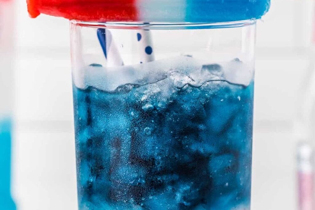 red white and blue drinks