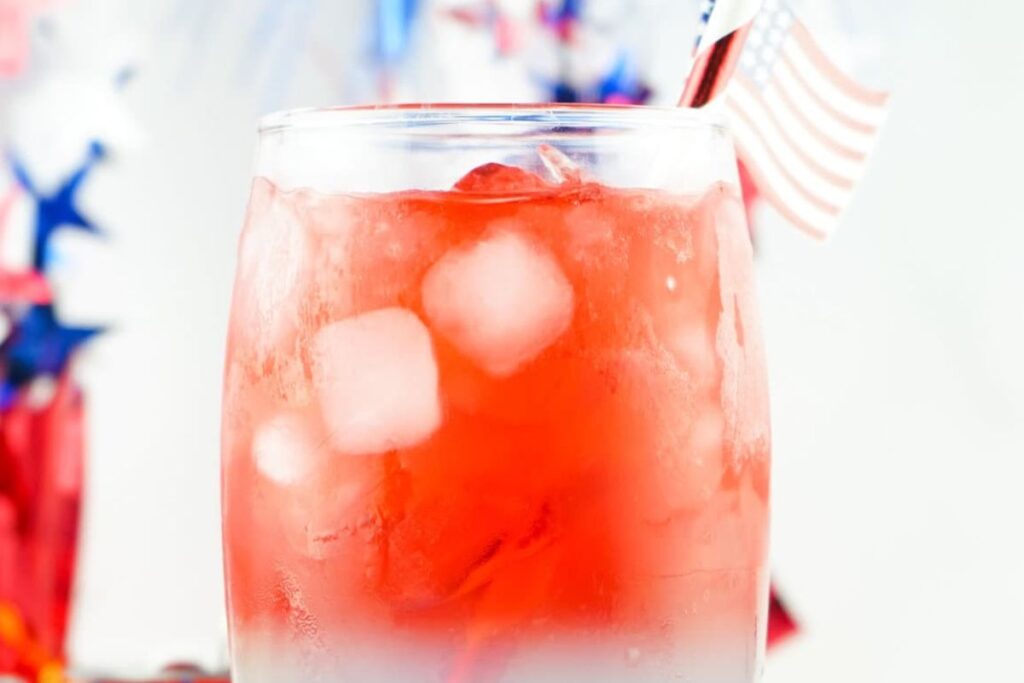 Red White and Blue Cocktail by Ooh La La Its Vegan