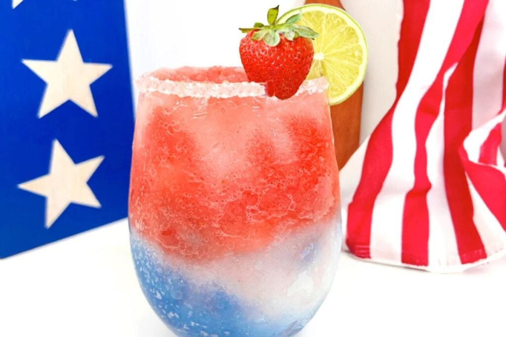 red white and blue drinks