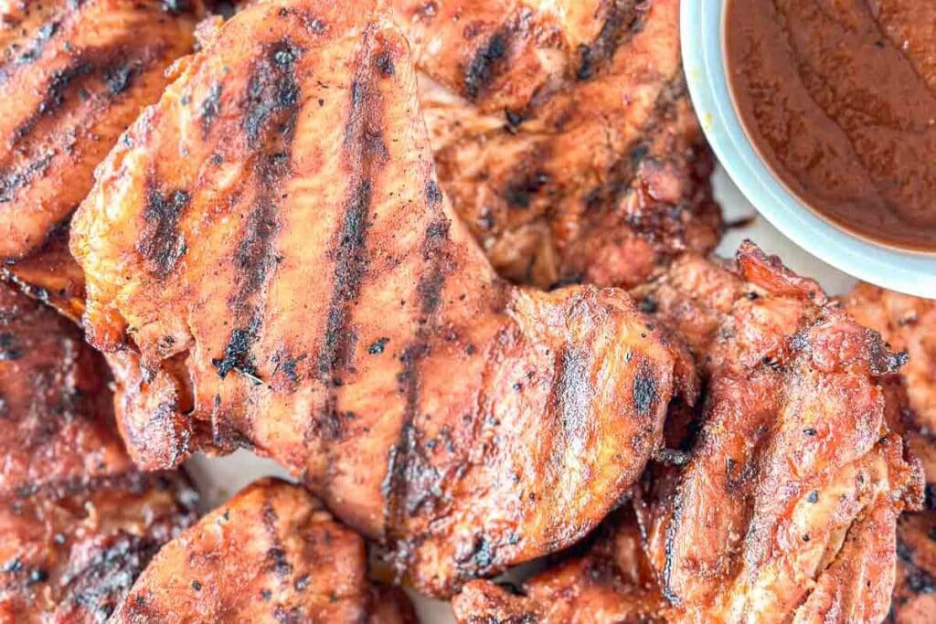 Smoked Boneless Chicken Thighs by Simple and Fraiche