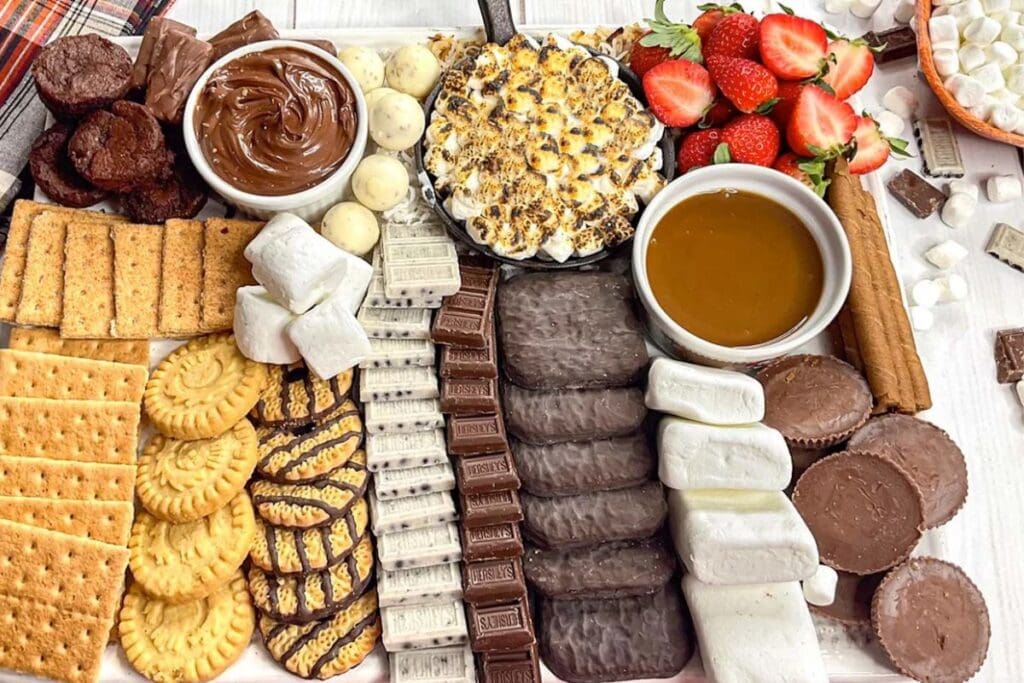 Smores Charcuterie Board by Trop Rockin