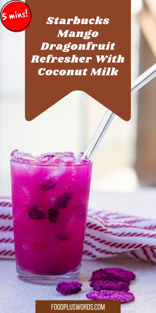 Starbucks Mango Dragonfruit Refresher